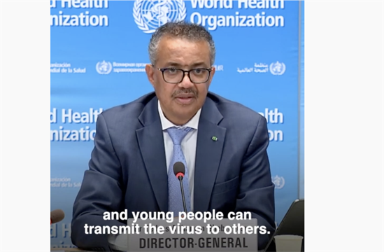 COVID-19 and young people - Play it safe